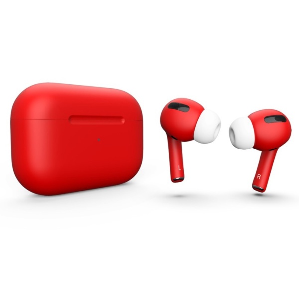 Беспроводные наушники Apple AirPods Pro Custom Edition красные матовые