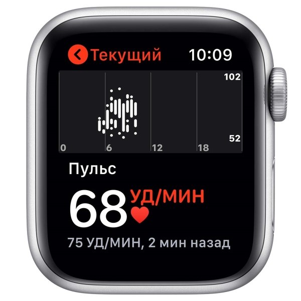 silver apple watch nike