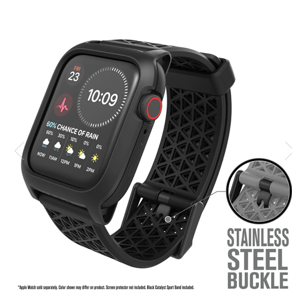 Водонепроницаемый чехол Catalyst Waterproof Case for Apple Watch Series SE, 6, 5, & 4 черный