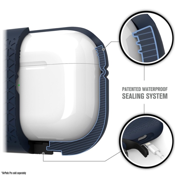 Водонепроницаемый чехол Catalyst Waterproof Premium Case для AirPods Pro, тёмно-синий