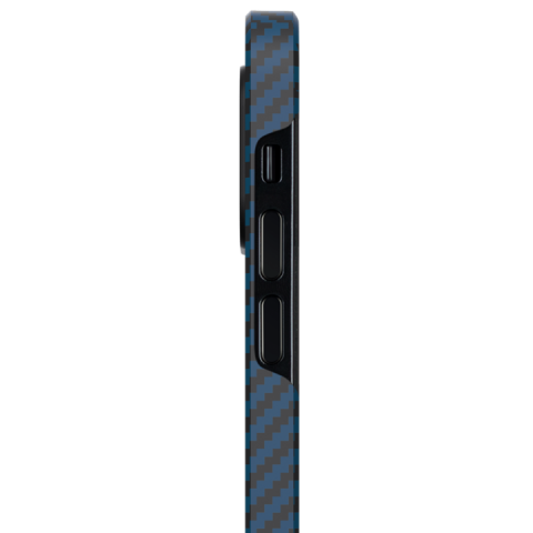 Кевларовый чехол Pitaka MagEZ Case для iPhone 12 Pro Max  6.7", черно-синий