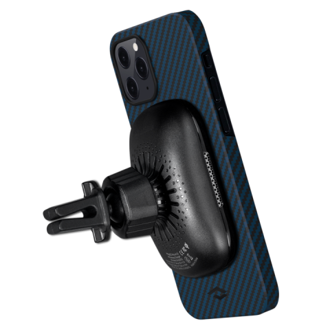 Кевларовый чехол Pitaka MagEZ Case для iPhone 12 Pro Max  6.7", черно-синий