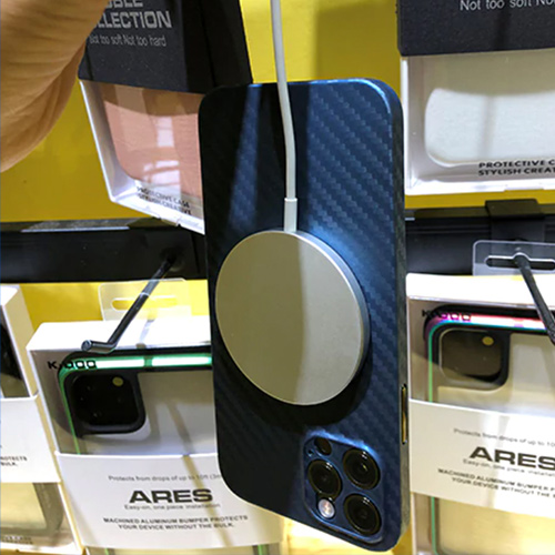 Ультратонкий чехол из углеродного волокна Air Carbon для iPhone 12 Pro Max, черный