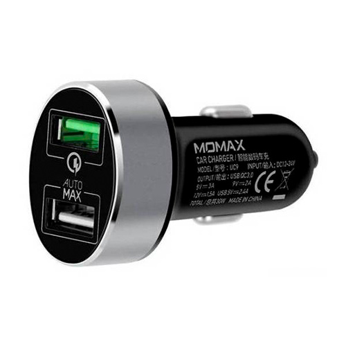 Автомобильное зарядное устройство Momax 2xUSB Quick Charge 3.0 30W