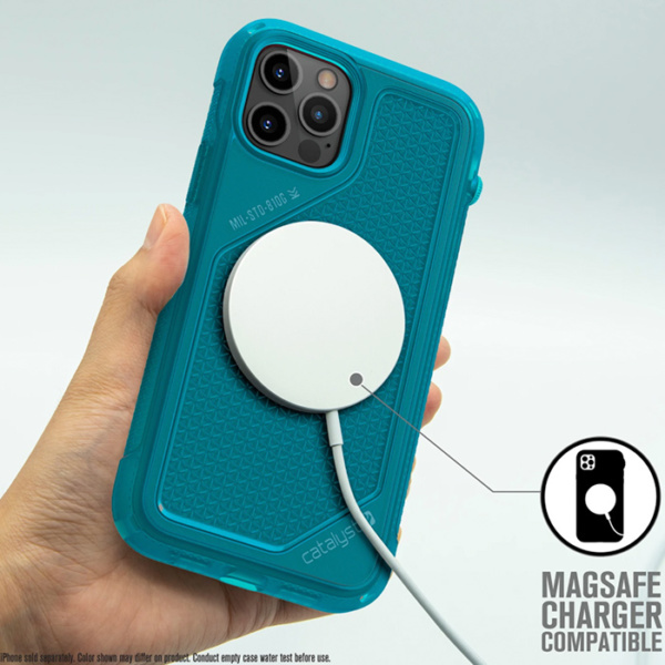 Противоударный чехол Catalyst Vibe Series Case для iPhone 12 Pro Max 6.7", голубой (Bondi Blue)