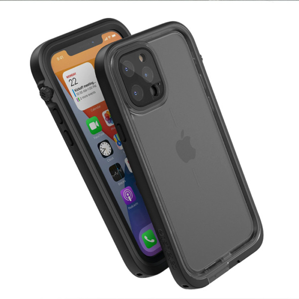 Водонепроницаемый чехол Catalyst Waterproof Case for iPhone 12 Pro Max 6.7", черный (Stealth Black)
