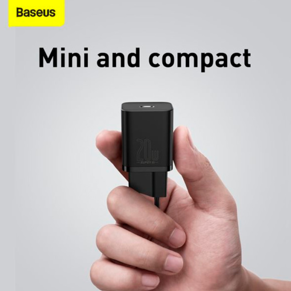 Сетевое зарядное устройство Baseus USB-C 20W (Черный)