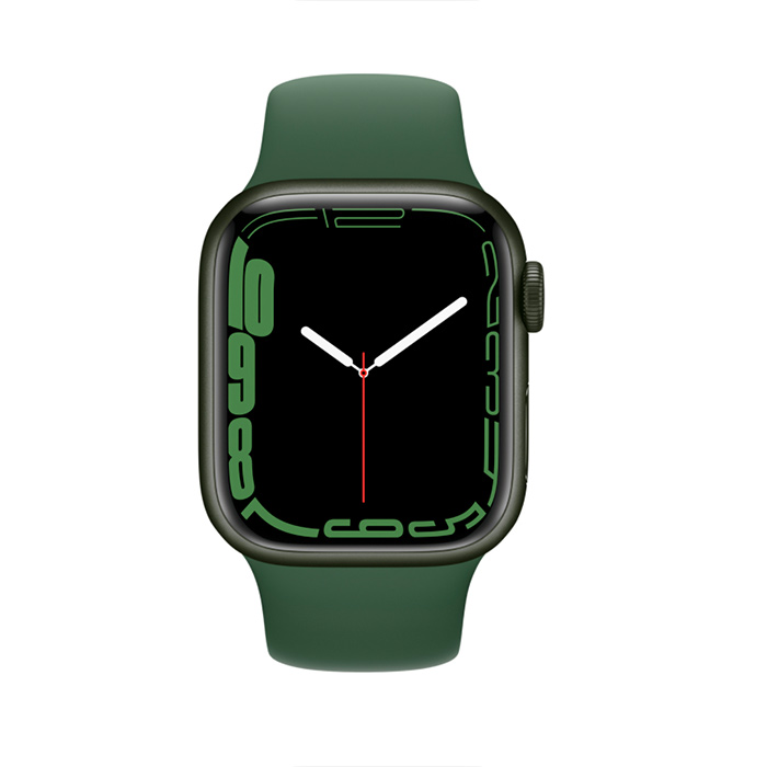 Купить Часы Apple Watch Series 7 GPS 45mm Aluminum Case with Sport Band  (Зеленый / Зеленый клевер) MKN03 в Москве - по низким ценам в  интернет-магазине www.AppleProStore.ru