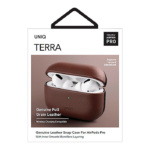 Uniq Terra Genuine Leather для AirPods Pro brown-5