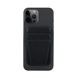 Чехол-подставка и бумажник UNIQ LYFT MagSafe для iPhone,  черный