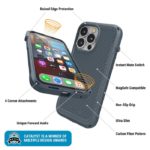 Catalyst Vibe Case for iPhone 13 Pro Series Battleship Gray 1