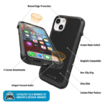 Catalyst Vibe Case for iPhone 13 Series Stealth Black 1