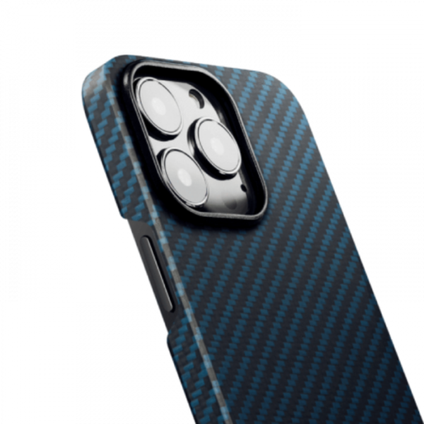 Кевларовый чехол Pitaka MagEZ Case 2 для iPhone 13  Pro  6.1", черно-синий