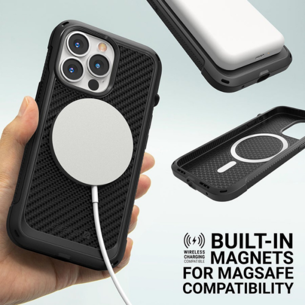 Ударостойкий чехол Catalyst Vibe Impact Case для iPhone 13 Pro  6.1", серый (Stealth Black)