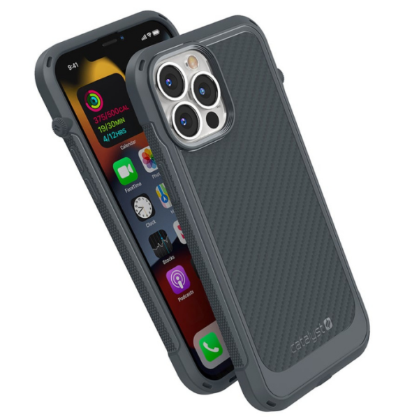 Ударостойкий чехол Catalyst Vibe Impact Case для iPhone 13 Pro Max 6.7", серый (Battleship  Gray)