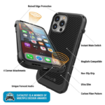 Vibe Case for iPhone13 Pro Max Series Stealth Black 7