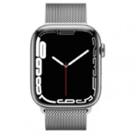 Apple Watch Series 7 Silver Stainless Steel Case with Milanese Loop Silver 1