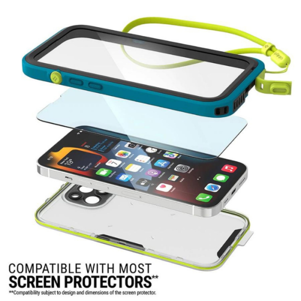 Водонепроницаемый чехол Catalyst Total Protection для iPhone 13 mini (Marine Blue) голубой