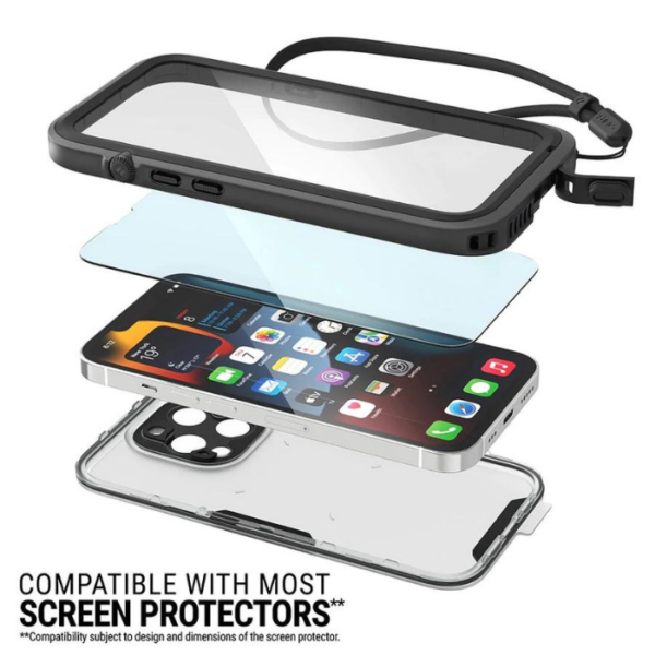 Водонепроницаемый чехол Catalyst Total Protection для iPhone 13 Pro Max (Stealth Black) черный