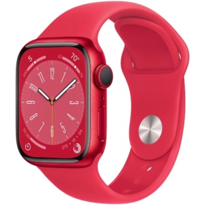 Часы Apple Watch Series 8 GPS 41mm Aluminum Case Sport Band (PRODUCT)RED MNP73