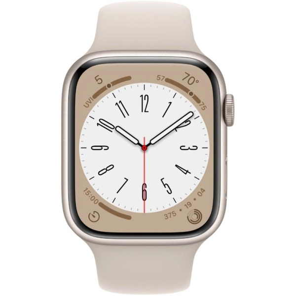 Часы Apple Watch Series 8 GPS 41mm Aluminum Case Sport Band (Сияющая звезда) размер S/M