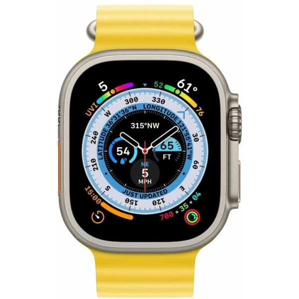 Ремешок для Apple Watch Ultra 49mm Ocean Band Yellow