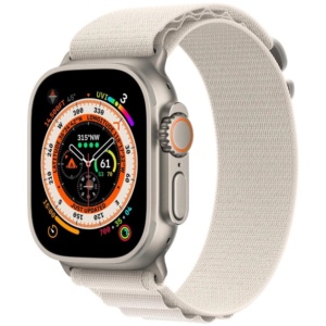 Часы Apple Watch Ultra GPS + Cellular 49 мм, титановый корпус, Alpine цвета Сияющая звезда MQEY3 (S)