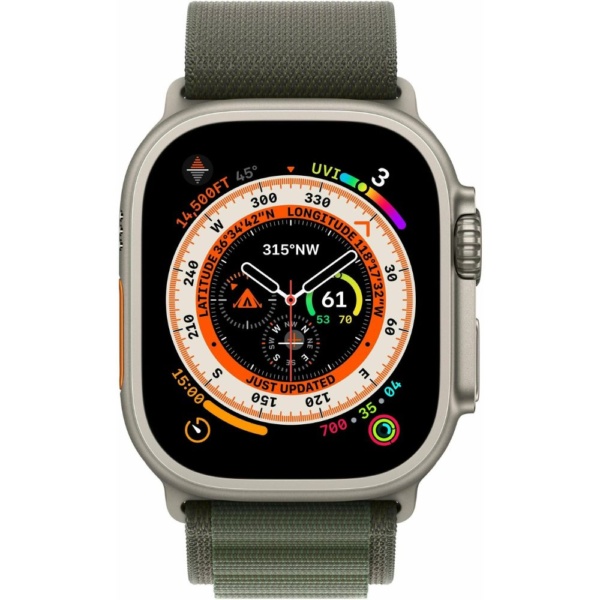 Ремешок для Apple Watch Ultra 49mm Alpine Loop (Large) Green