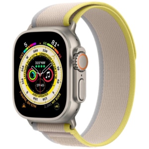 Часы Apple Watch Ultra GPS + Cellular 49 мм, титановый корпус,  Yellow/Beige Trail, MNHD3 (S/M)