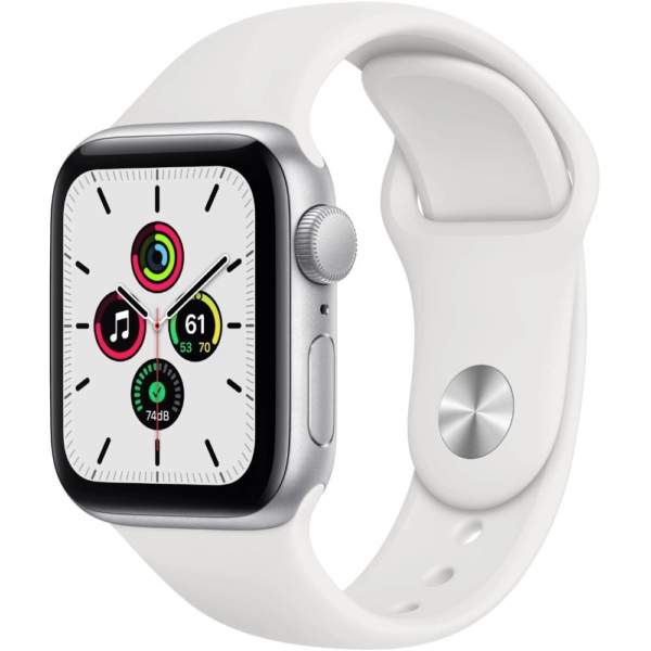 Часы Apple Watch SE (2022) GPS 44mm Aluminum Case Sport Band Серебристого (MNTH3)