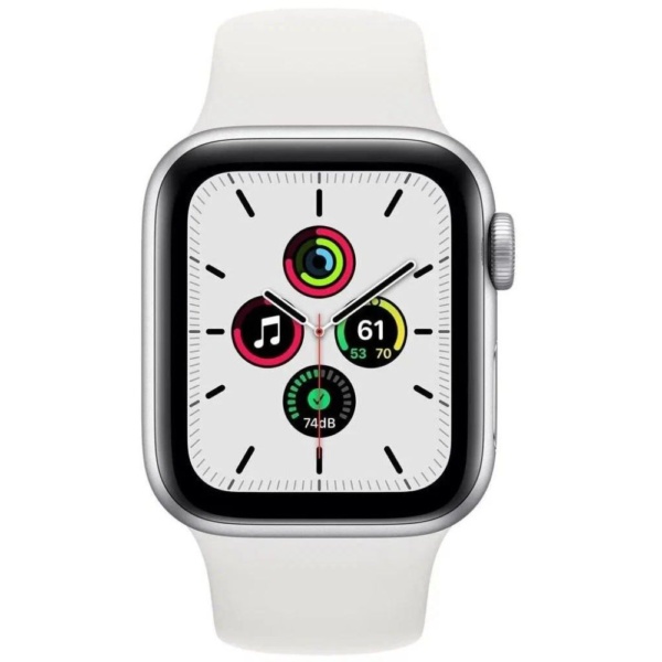 Часы Apple Watch SE (2022) GPS 40mm Aluminum Case Sport Band Серебристого (MNT93)
