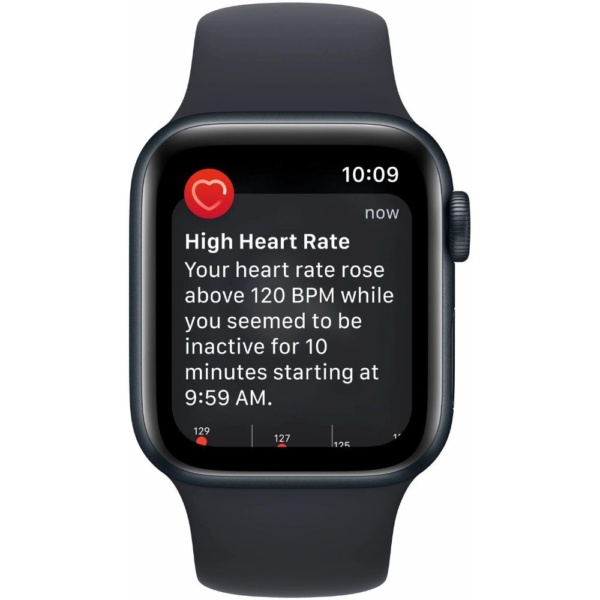 Часы Apple Watch SE (2022) GPS 40mm Aluminum Case Sport Band Тёмная ночь (MNT73)