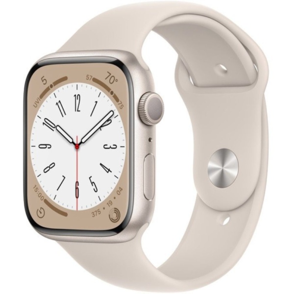Часы Apple Watch SE (2022) GPS 44mm Aluminum Case Sport Band Сияющая звезда (MNTD3)