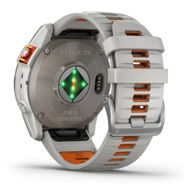 Умные часы Garmin Fenix 7X Pro Sapphire Solar Fog Gray Orange 010-02778-15