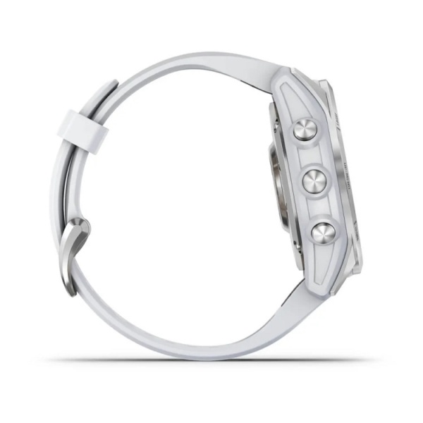 Умные часы Garmin Fenix 7S Silver Whitestone Band 010-02539-03