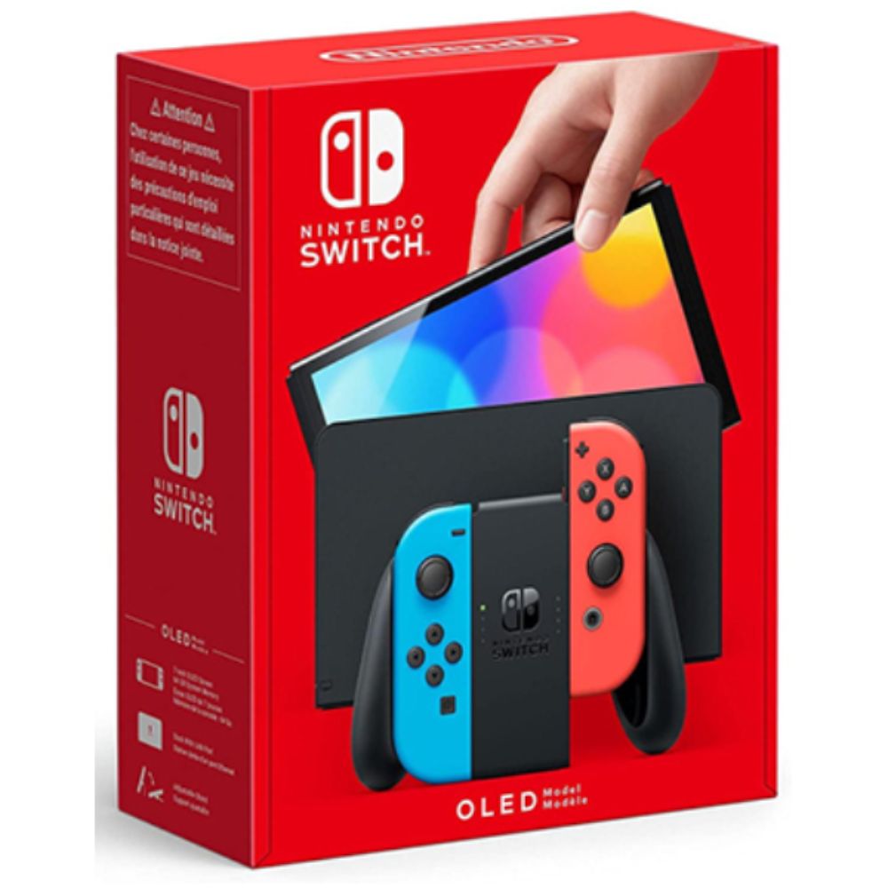Nintendo Switch Oled 64 ГБ, Neon Red-Blue (1)