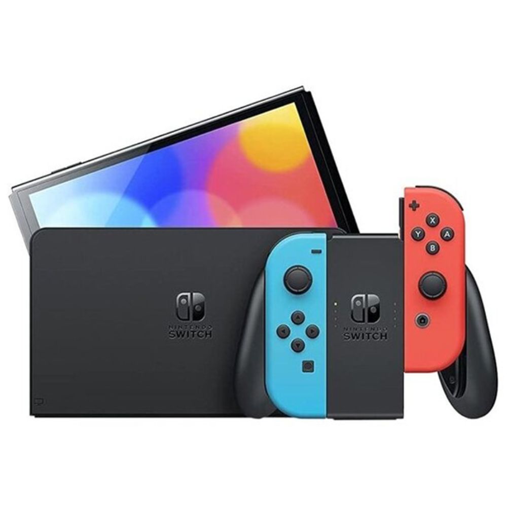 Nintendo Switch Oled 64 ГБ, Neon Red-Blue (4)