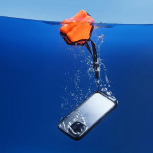 Водонепроницаемый чехол Catalyst Total Protection Case для iPhone 15 Pro серый (Titanium Gray)