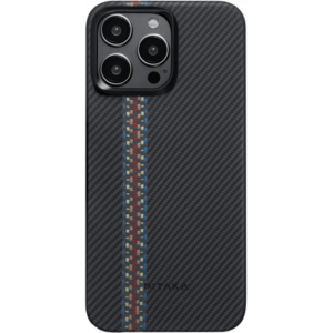 Чехол Pitaka Fusion Weaving MagEZ Case 4 для iPhone 15 Pro Max, Rhapsody, кевлар