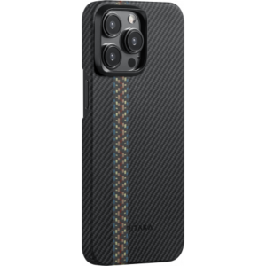 Чехол Pitaka Fusion Weaving MagEZ Case 4 для iPhone 15 Pro, Rhapsody, кевлар