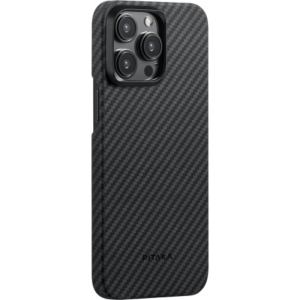 Чехол Pitaka MagEZ Case 4 для iPhone 15 Pro, черно-серый, кевлар