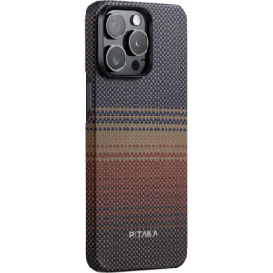Чехол Pitaka Fusion Weaving MagEZ 5 для iPhone 15 Pro, Sunset