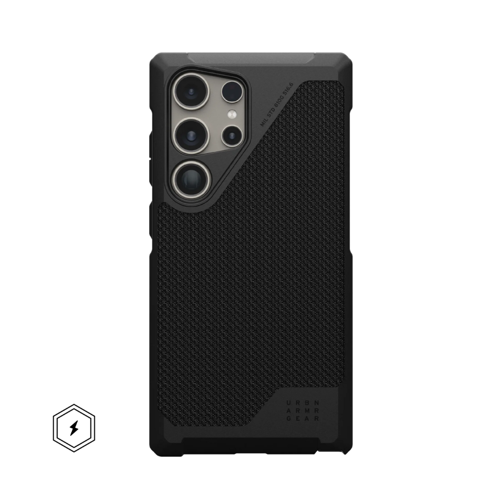 Urban Armor Gear UAG Samsung Galaxy S24 Ultra Metropolis LT w/Magnet Kevlar Black