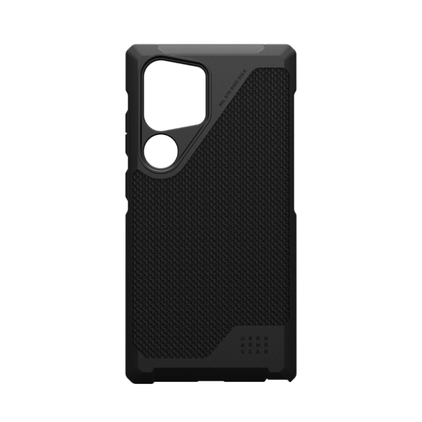 Чехол Uag Metropolis LT ткань Samsung Galaxy S24 Ultra с MagSafe, черный (Black)