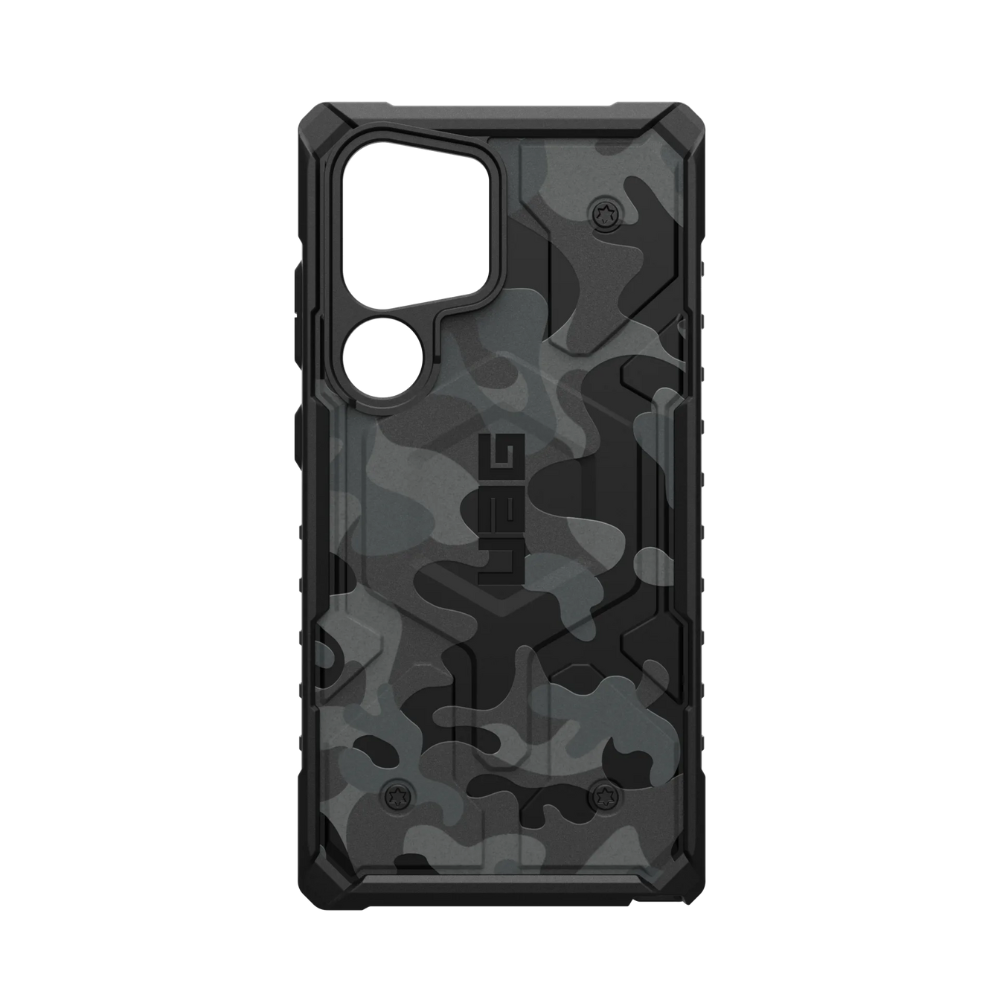 Чехол Uag Pathfinder для Samsung Galaxy S24 Ultra с MagSafe, черный  камуфляж (Midnight Camo)