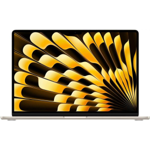 Ноутбук Apple MacBook Air 15'' M3 (8C CPU/10C GPU), 8GB, 256GB, Starlight MRYR3