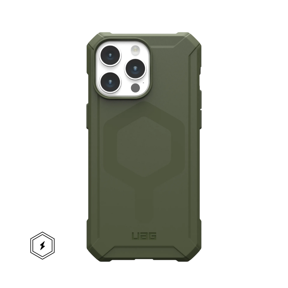 Чехол UAG Essential Armor для iPhone 15 Pro Max с MagSafe, оливковый (Olive  Drab) в Москве - по низким ценам в интернет-магазине www.AppleProStore.ru