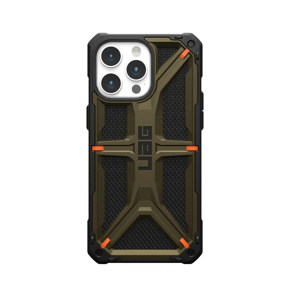 Чохол UAG для APPLE iPhone 15 Pro Max Monarch, Kevlar Elemental Green (11429811397B) Apple