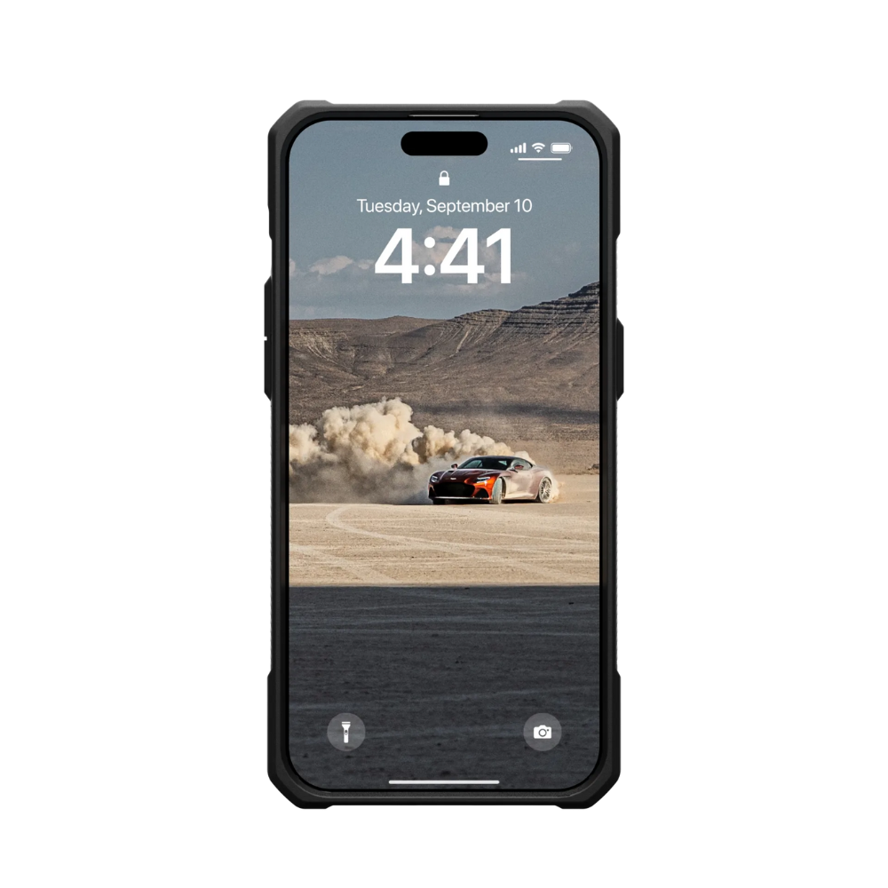 Чехол UAG Monarch для iPhone 15 Pro Max, черный (Kevlar-Black)