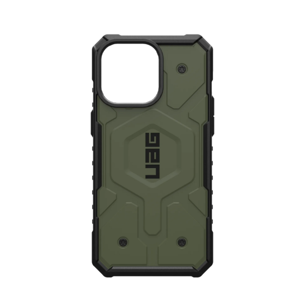 Чехол UAG Pathfinder для iPhone 15 Pro с MagSafe, оливковый (Olive Drab)